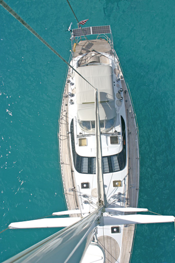 Overhead view