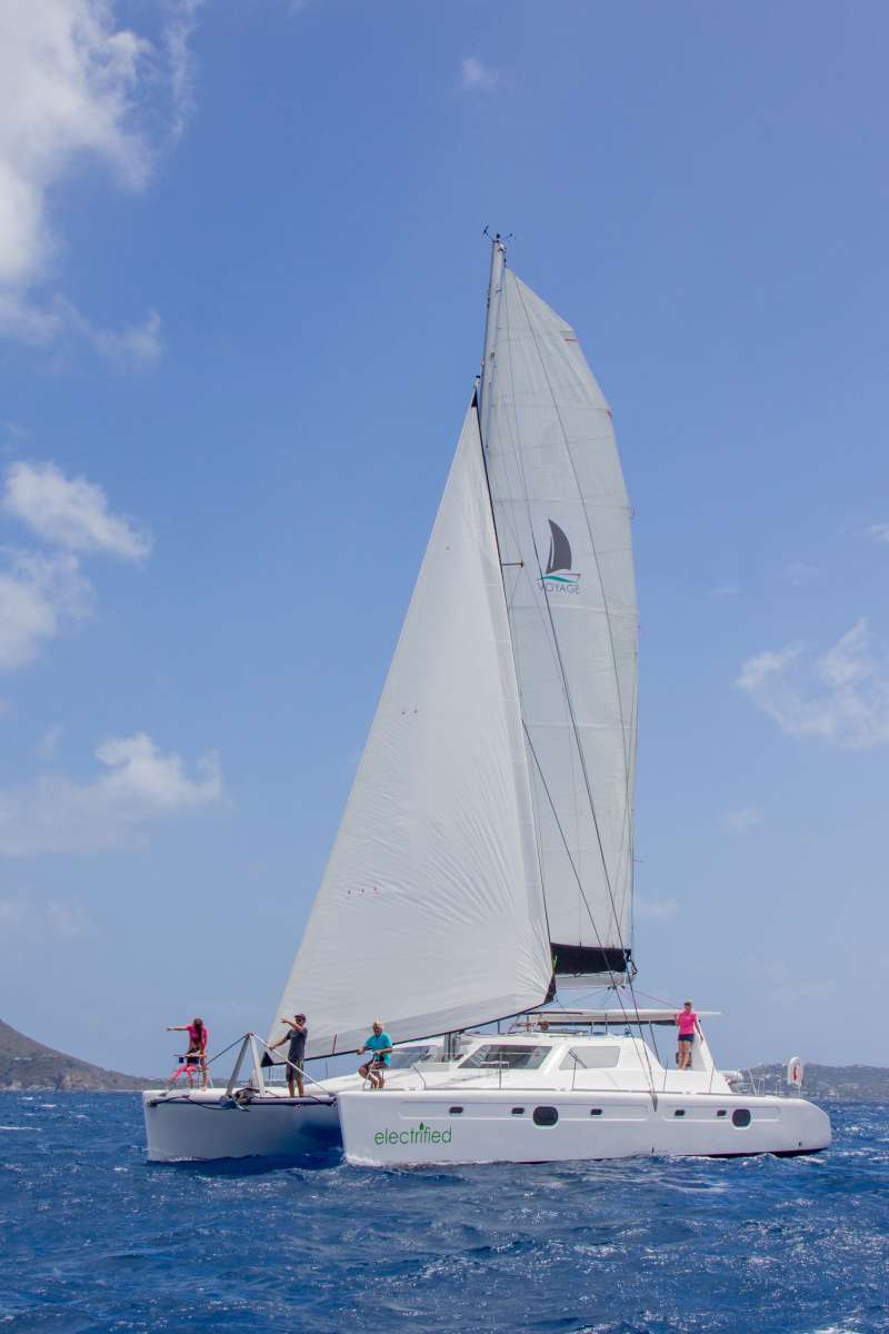VOYAGE 480 ELECTRIC Charter Yacht